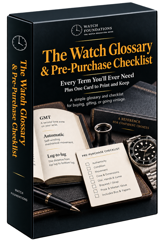 The Watch Glossary & Pre-Purchase Checklist